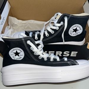 BRAND NEW Black Converse All Star Move
